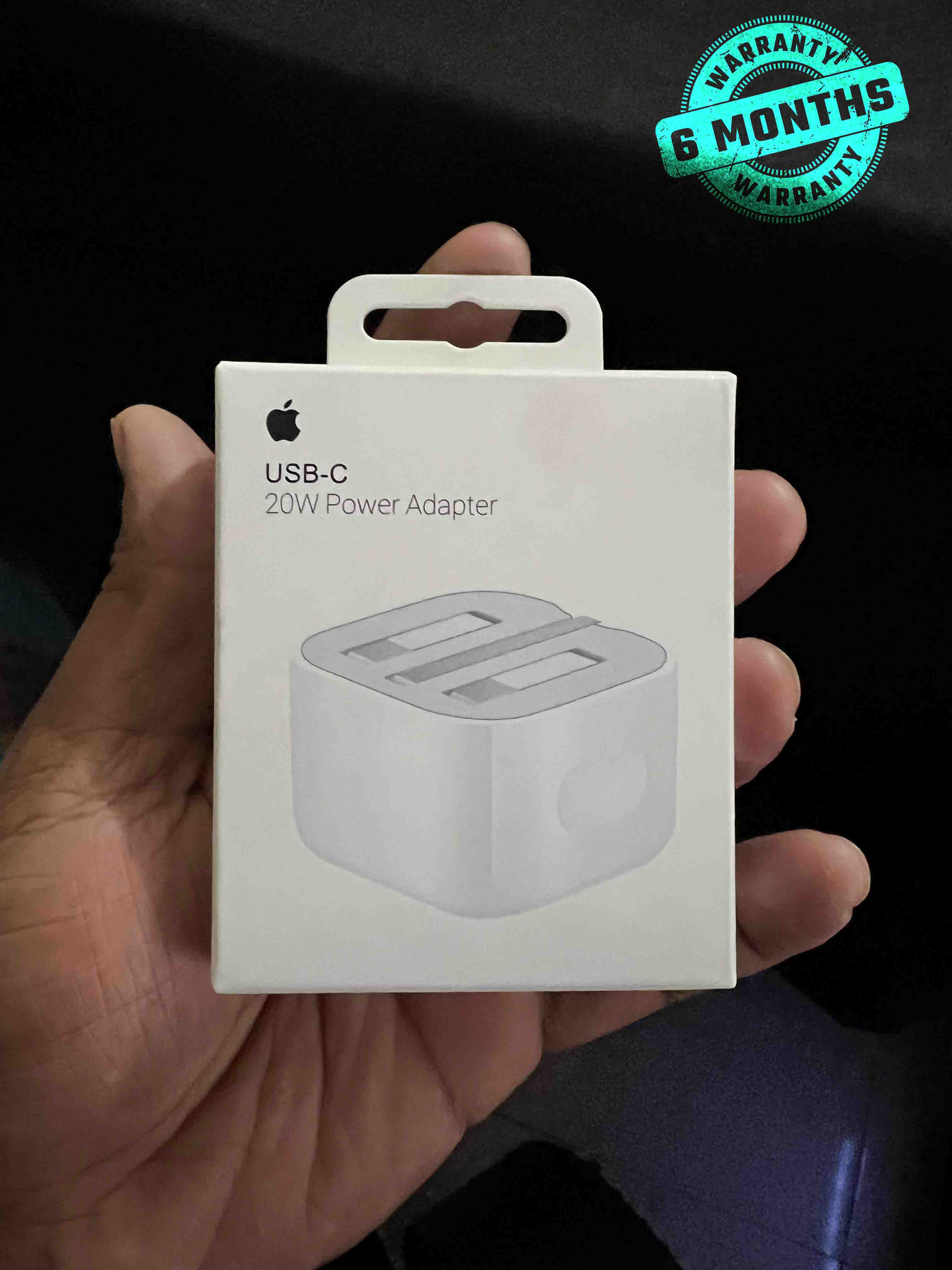 APPLE ORIGINAL USB-C 20W Power Adapter with six month OFFICIAL warranty